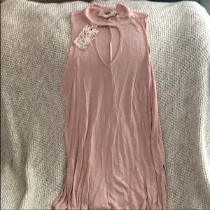 Pink tank top NEW WITH TAGS!!!
